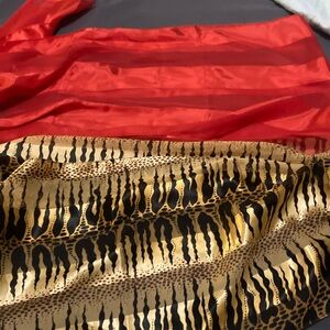 2 polyester scarfs for one low price